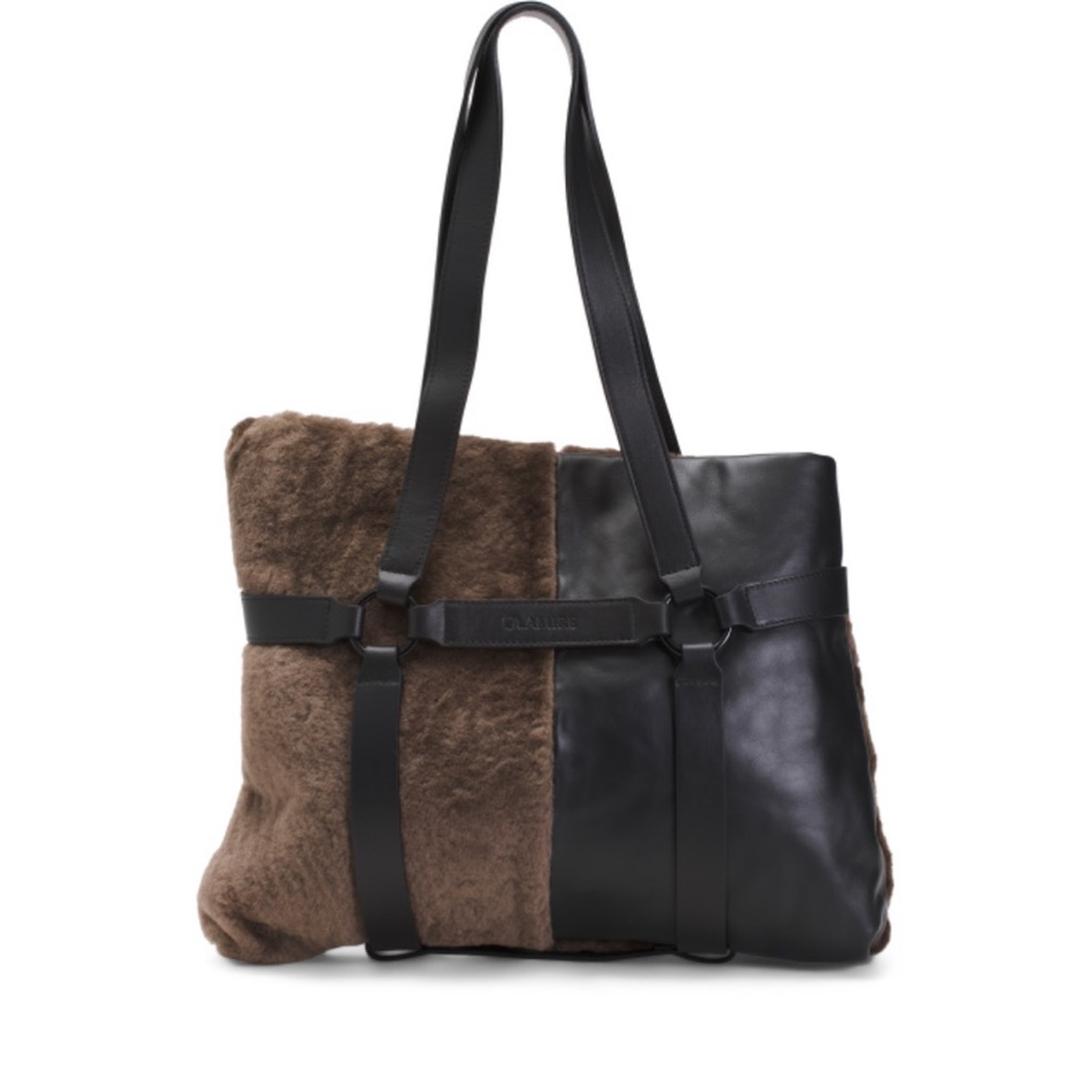 Made in Italy. Clamire Napoli faux fur leatherer.New